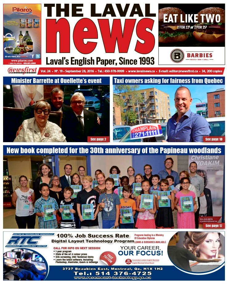 Front page image of The Laval News Volume 24 Number 19