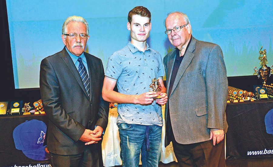 Étienne Lalonde, Baseball Laval’s Midget AA division player of the year.