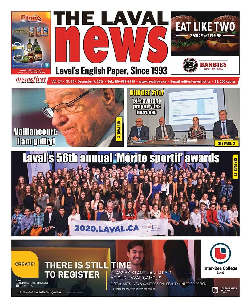 Front page image of The Laval News Volume 24 Number 24