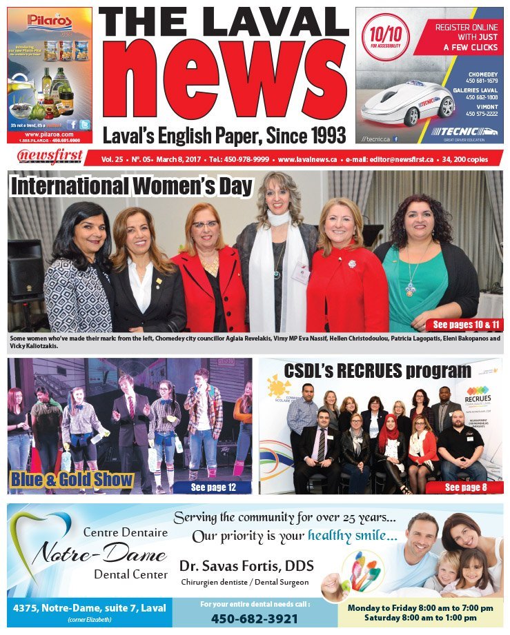 Front page image of The Laval News Volume 25 Number 05