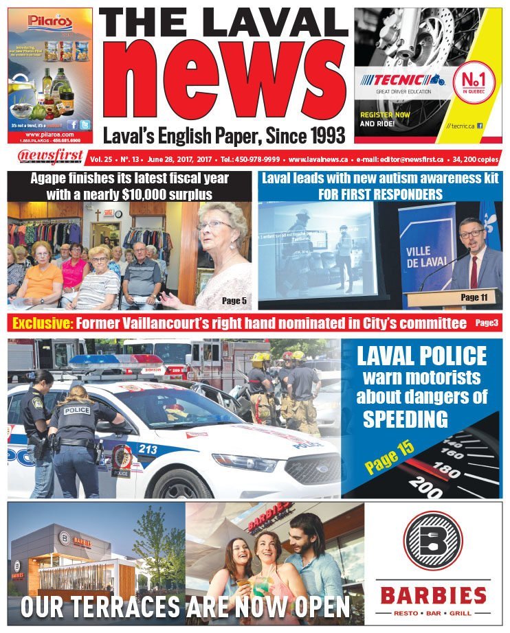 Front page image of The Laval News Volume 25 Number 13