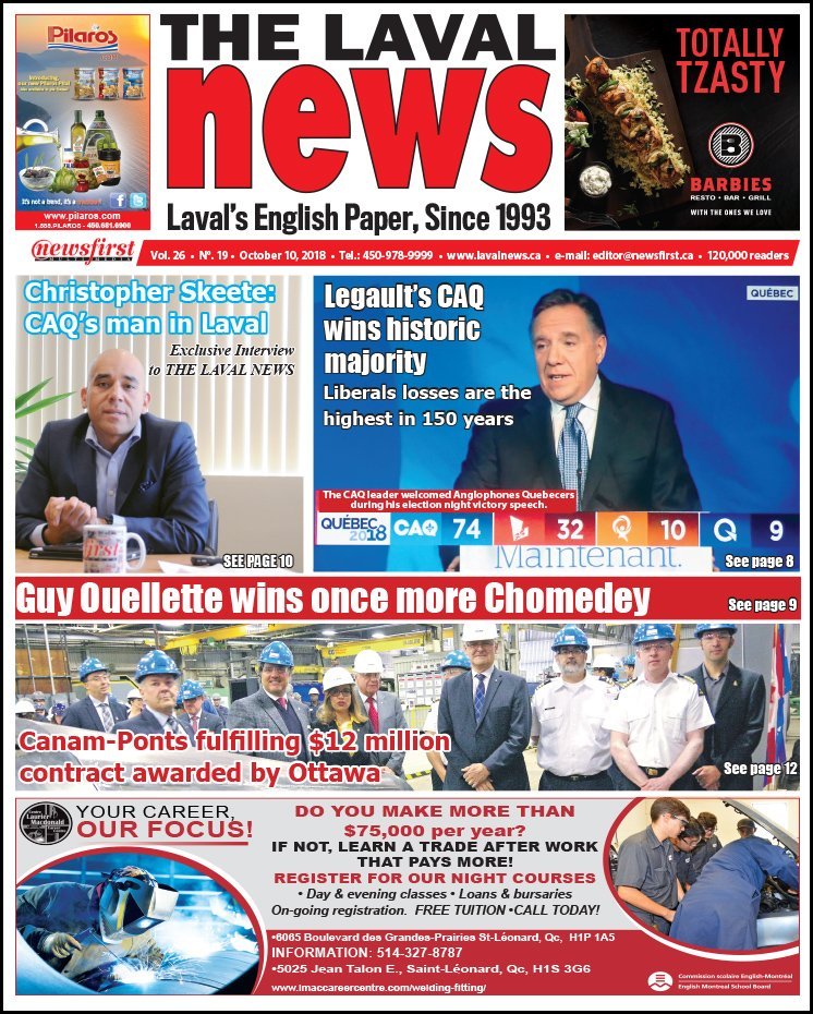 Front page image of The Laval News Volume 26 Number 19