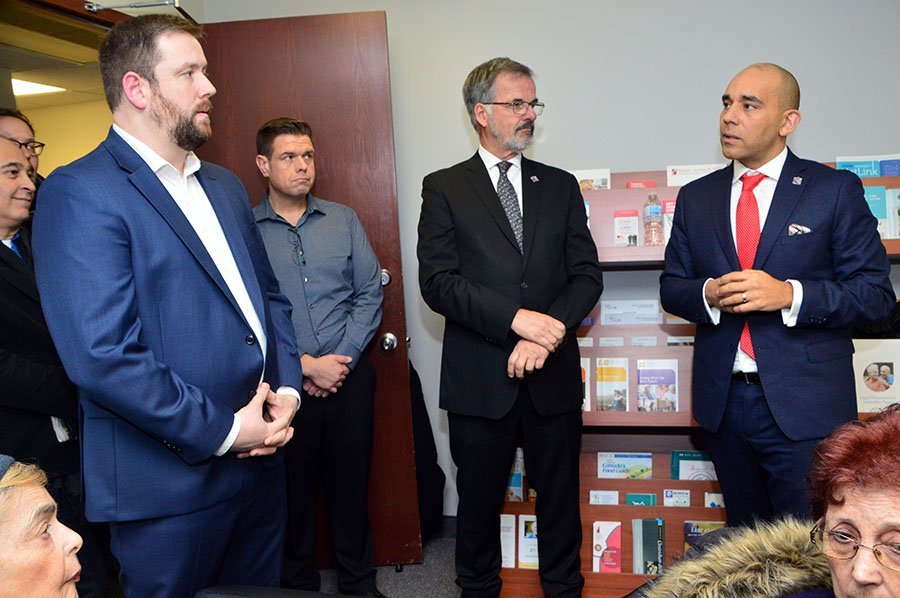 Sainte-Rose MNA Christopher Skeete visits Agape Senior Wellness Centre
