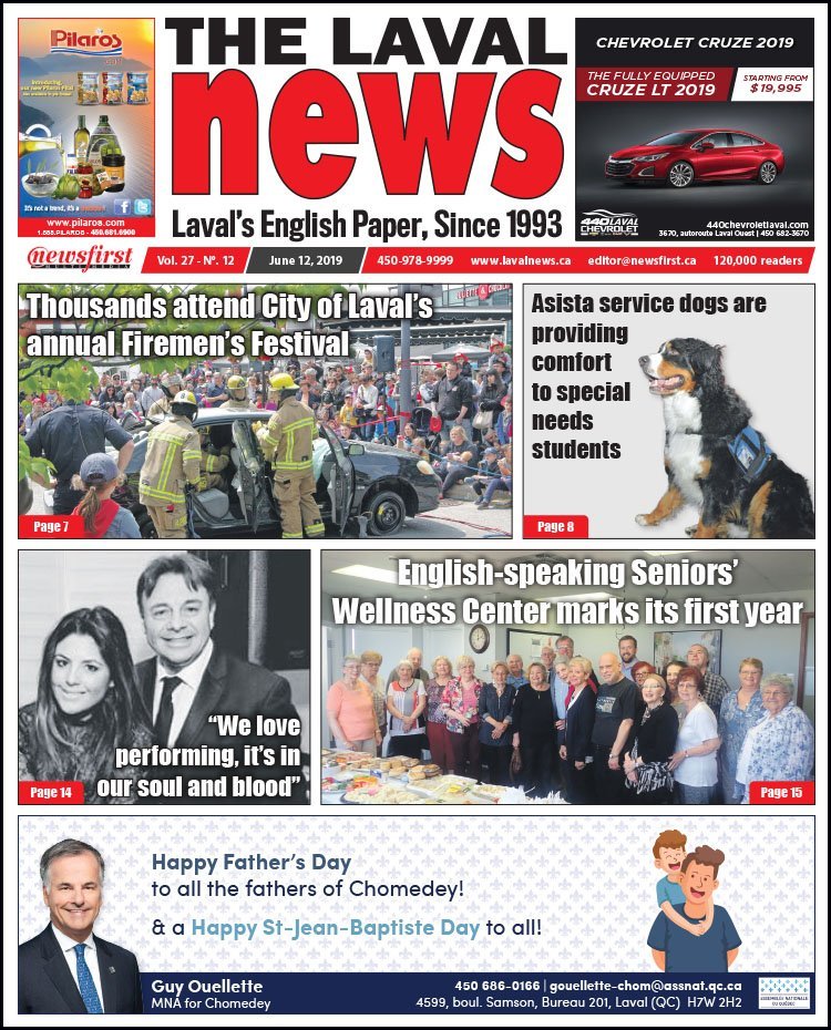 Front page of The Laval News Volume 27, Number 12