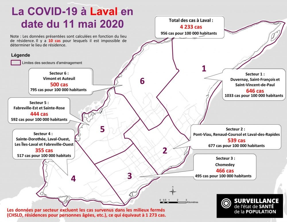 Laval COVID-19 death toll hits 387, says CISSS