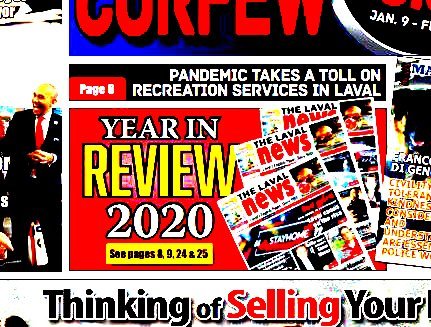 The Laval News takes a look back at 2020’s news in our ‘Year in Review’