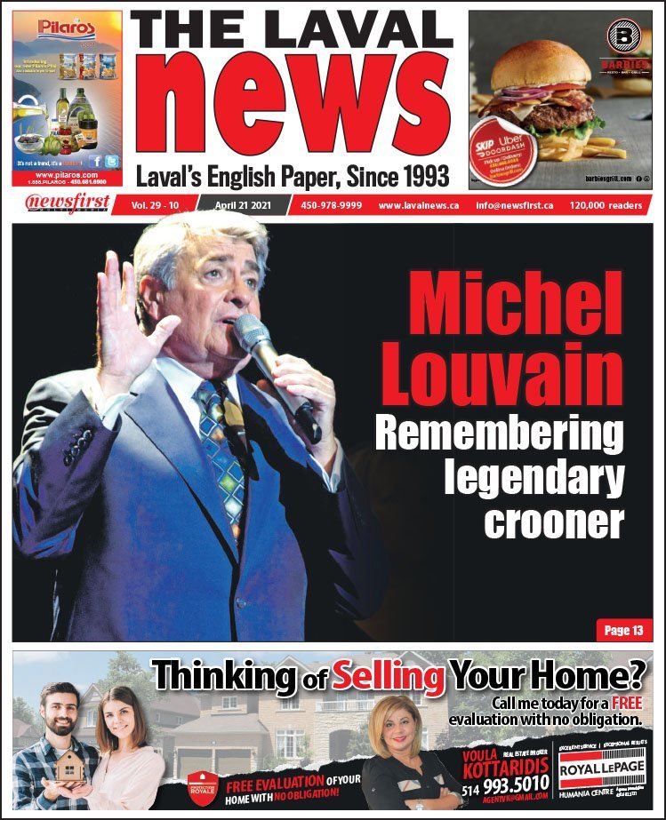 Front page of the Laval News.