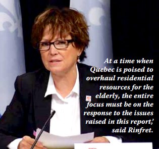 Ombudswoman wants Quebec to create a central database for CHSLDs and retirement homes